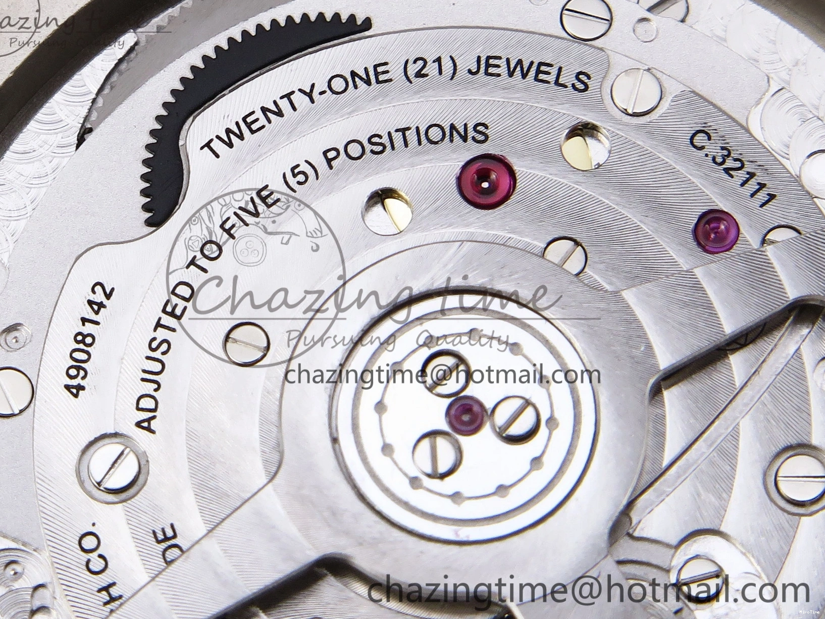 MIROTIME 0208 FreshLook Pilot’s Watch Top Gun Black Ceramic IW326901 ZF 1:1 Best Edition on Black Nylon Strap A 7026